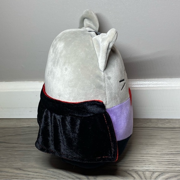 Squishmallow Tally Tabby Cat Dracula Vampire 2021 Halloween Plush 9” Kitty NWT - Picture 7 of 12